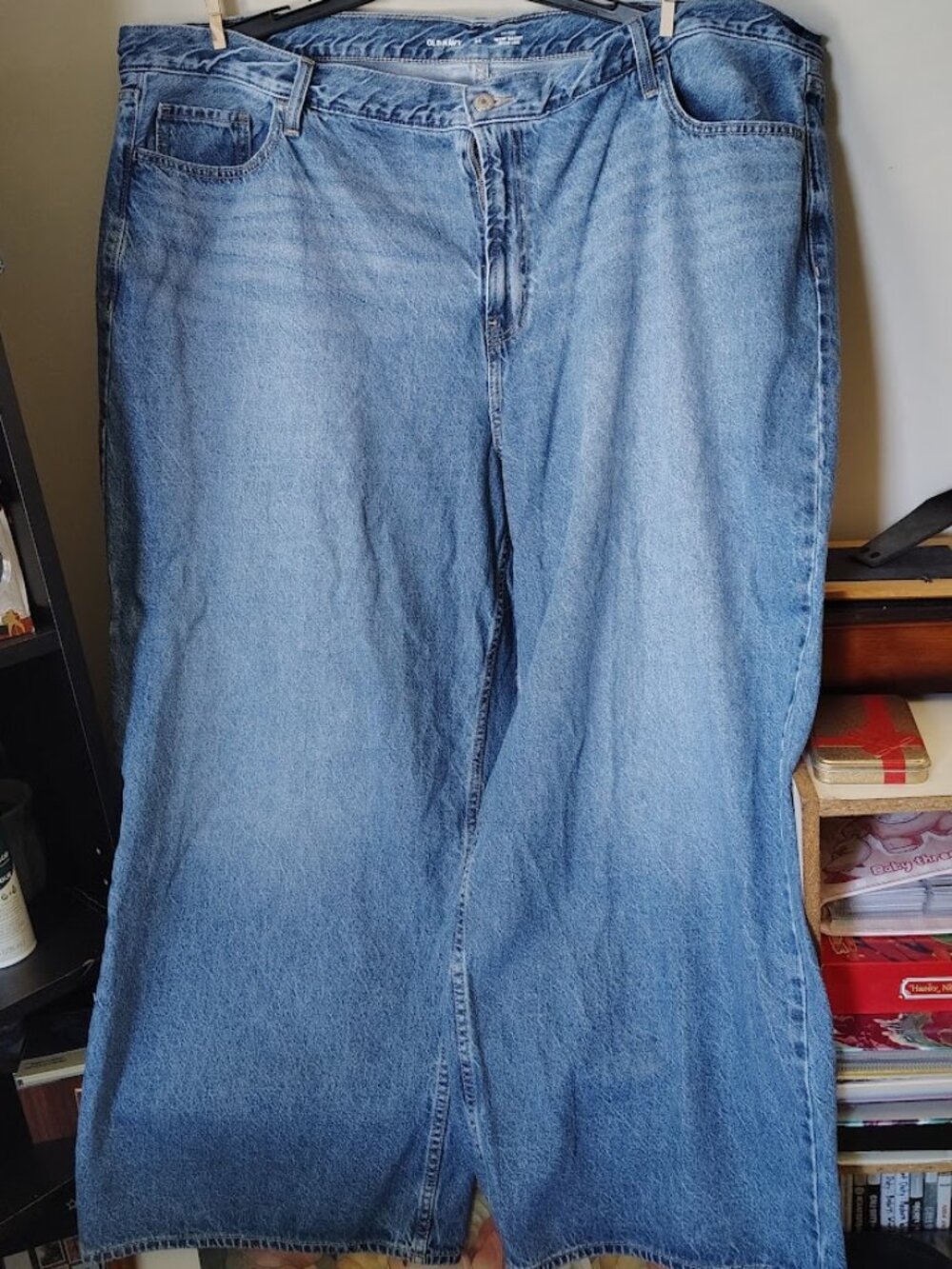 Women's OLD NAVY 'Mid Rise Wow Baggy Wide Leg' Size 24